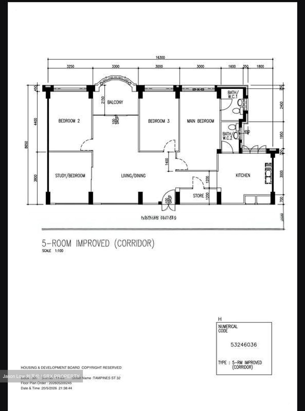 Blk 387 Tampines Street 32 (Tampines), HDB 5 Rooms #558863461